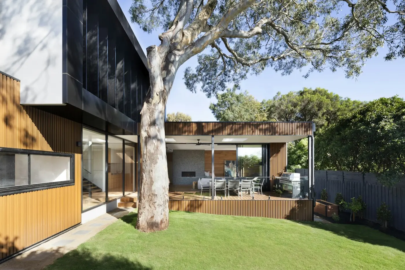High-specification façades and landscaping